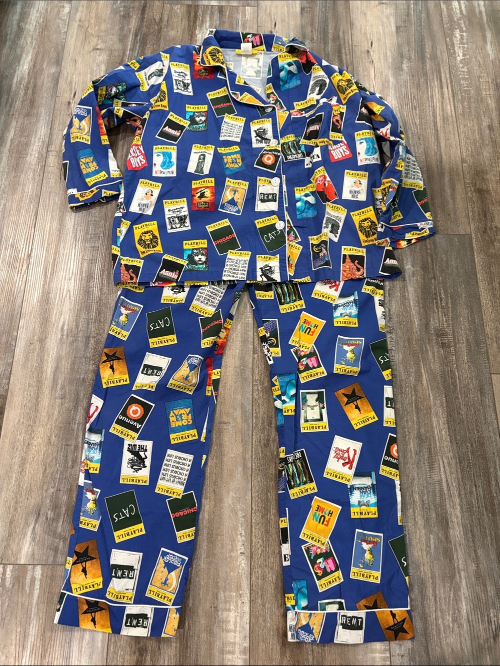 Playbill Pajamas medium